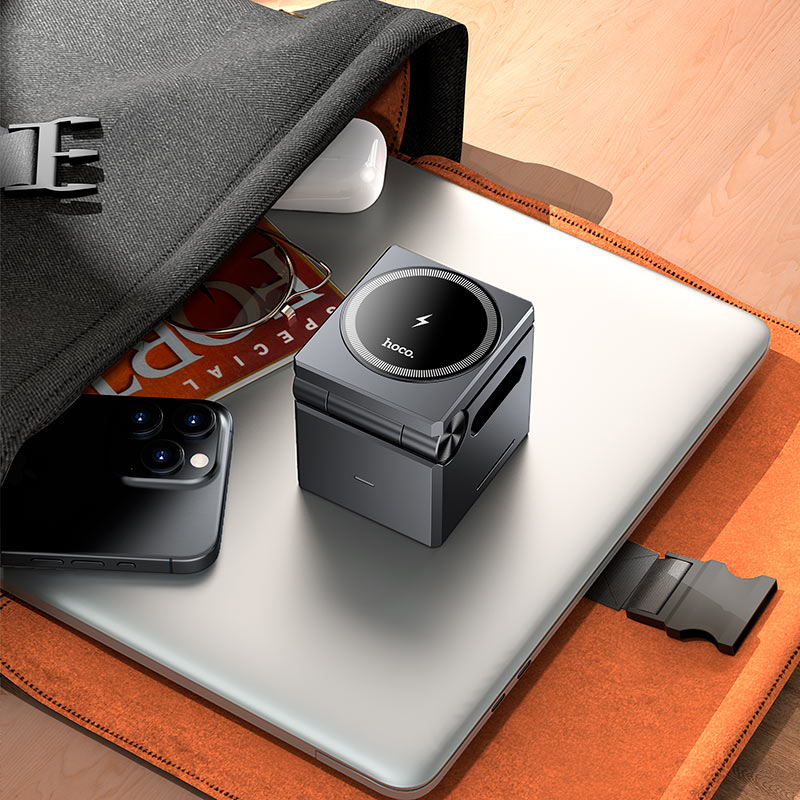 Wireless charger “CQ8” folding 3-in-1