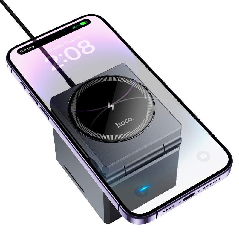 Wireless charger “CQ8” folding 3-in-1