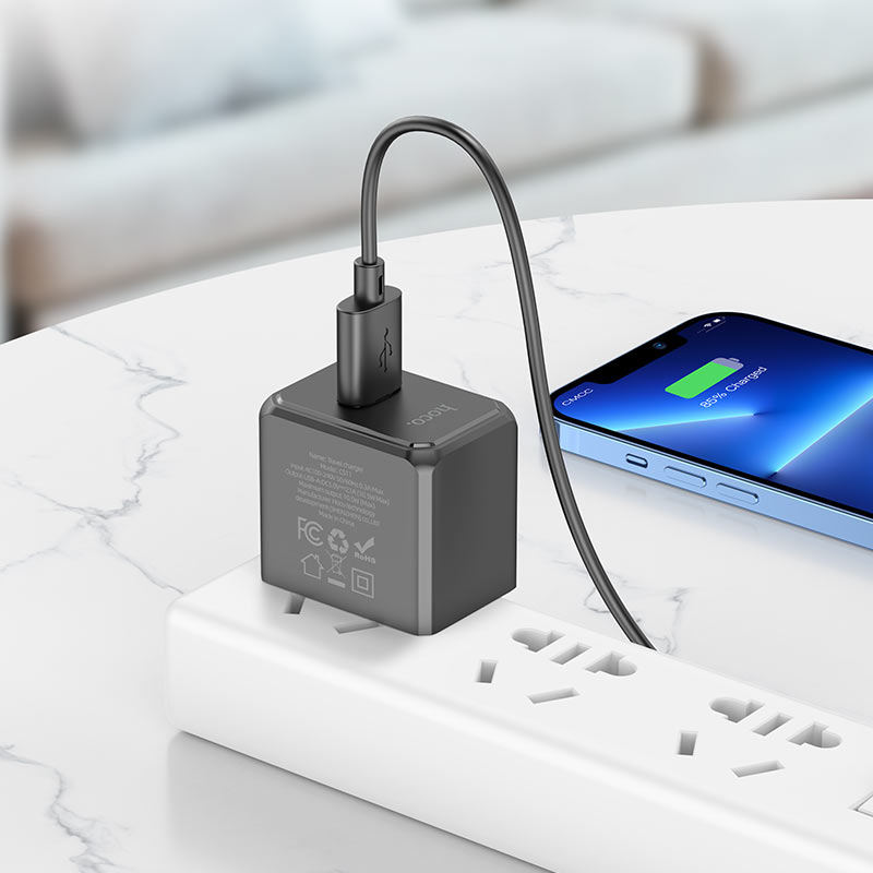 Wall charger “CS11 Ocean” US cable set