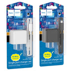 Wall charger “CS11 Ocean” US cable set