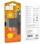 Wall charger “CS11 Ocean” US cable set