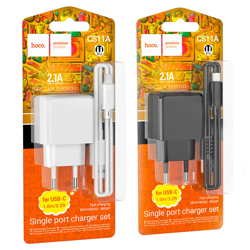 Wall charger “CS11A Ocean” EU cable set