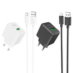 Wall charger “CS12A Ocean” QC3.0 EU cable set