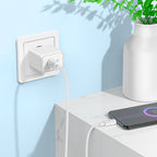 Wall charger “CS12A Ocean” QC3.0 EU cable set
