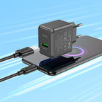Wall charger “CS12A Ocean” QC3.0 EU cable set