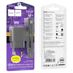 Wall charger “CS12A Ocean” QC3.0 EU cable set