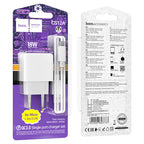 Wall charger “CS12A Ocean” QC3.0 EU cable set