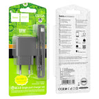 Wall charger “CS12A Ocean” QC3.0 EU cable set