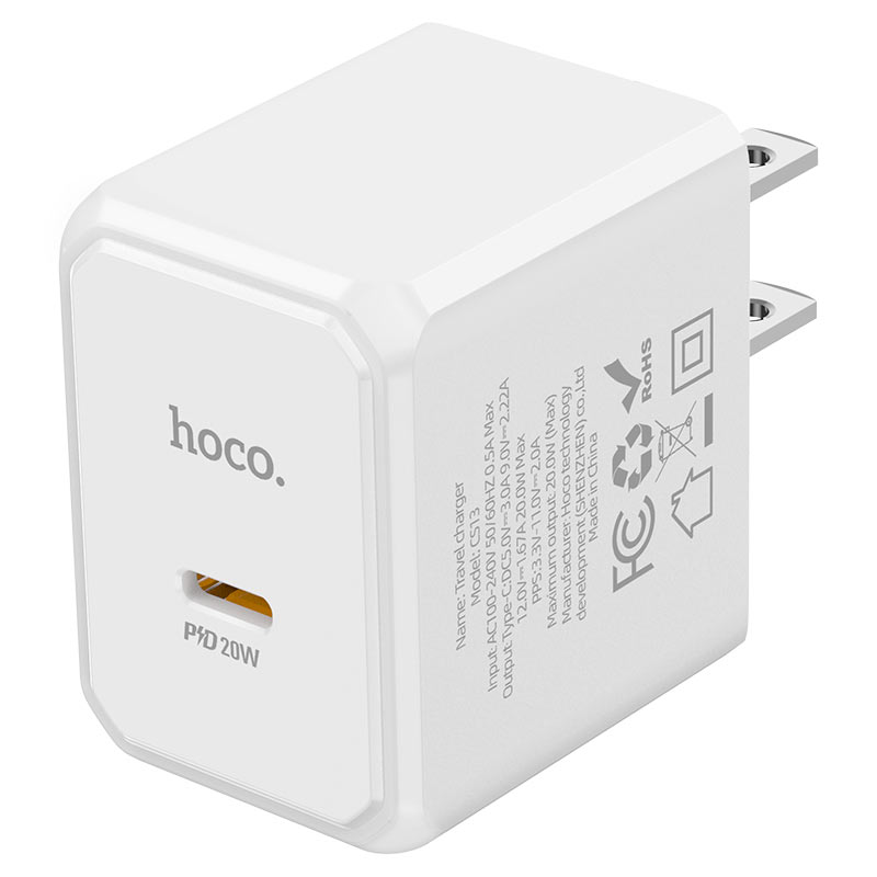Wall charger “CS13 Ocean” PD20W US cable set