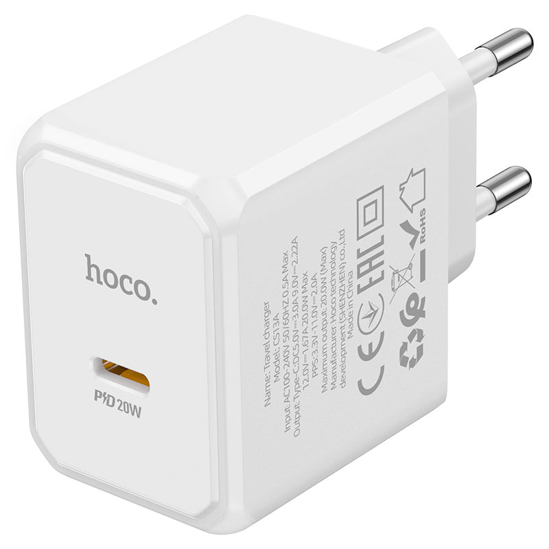 Wall charger “CS13A Ocean” PD20W EU cable set