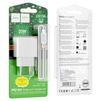 Wall charger “CS13A Ocean” PD20W EU cable set
