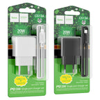 Wall charger “CS13A Ocean” PD20W EU cable set