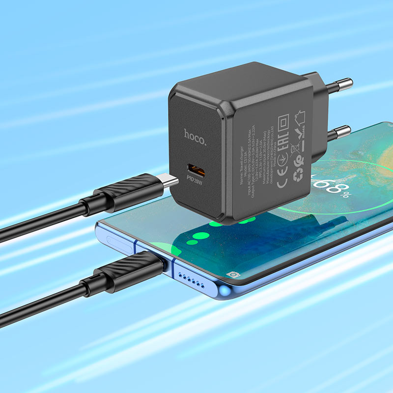Wall charger “CS13A Ocean” PD20W EU cable set