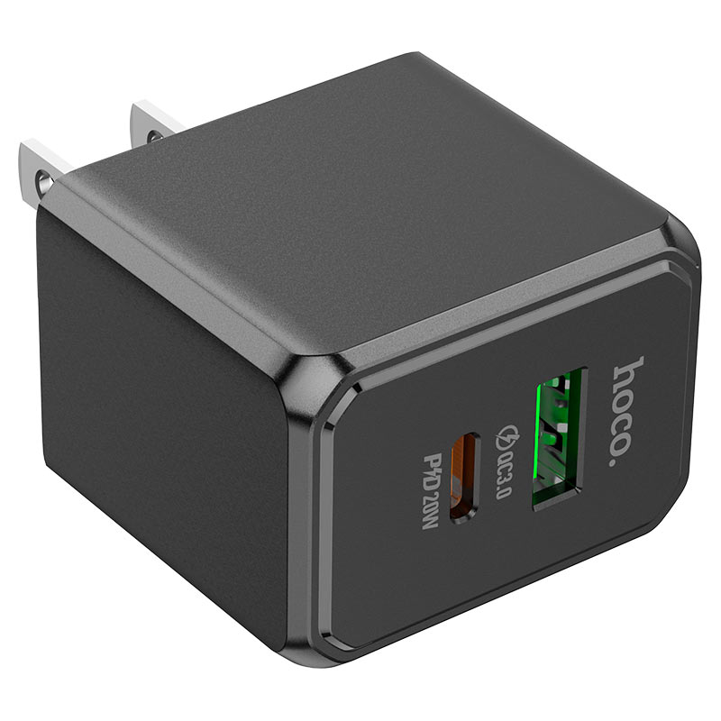 Wall charger “CS14 Ocean” PD20W + QC3.0 US cable set