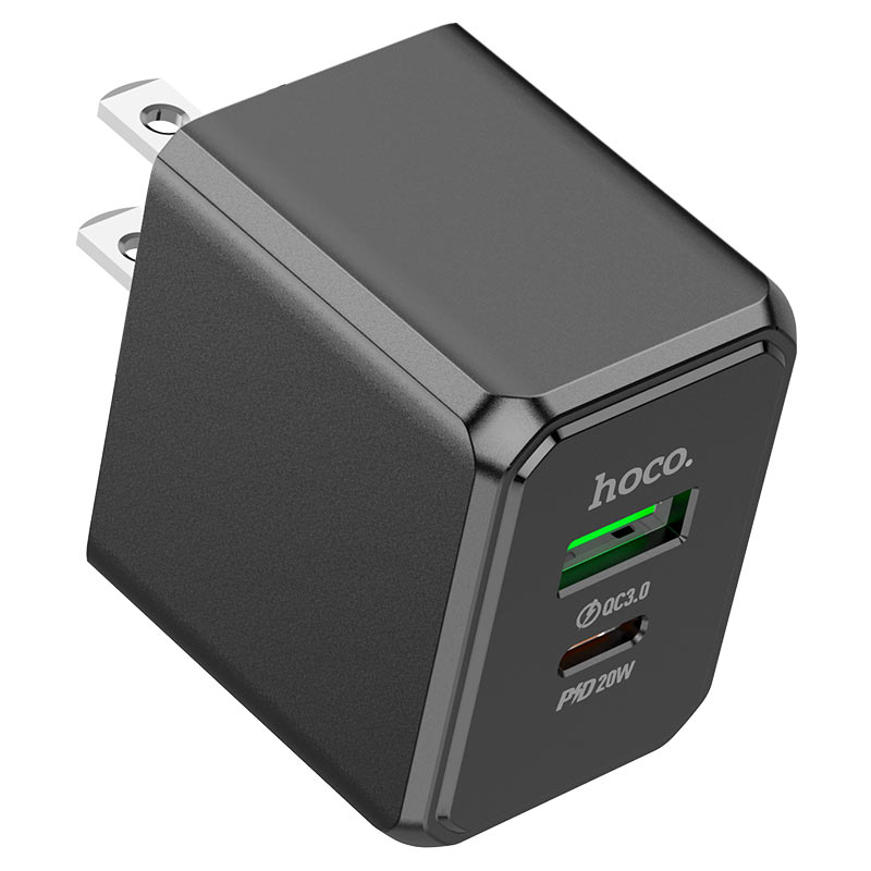 Wall charger “CS14 Ocean” PD20W + QC3.0 US cable set