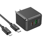 Wall charger “CS14 Ocean” PD20W + QC3.0 US cable set