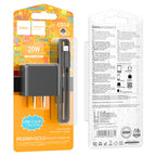 Wall charger “CS14 Ocean” PD20W + QC3.0 US cable set