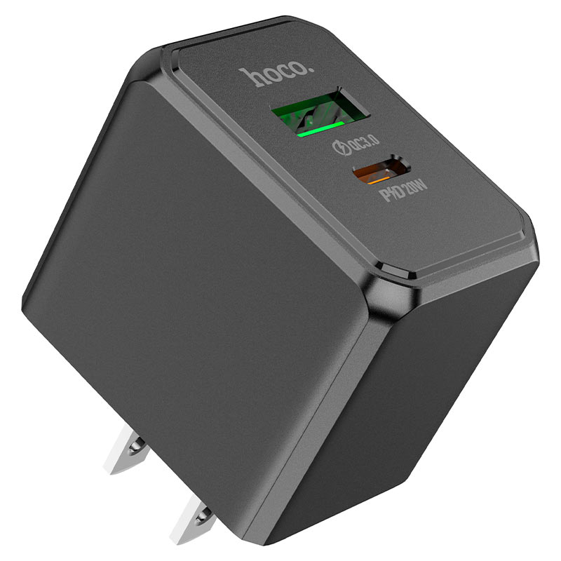 Wall charger “CS14 Ocean” PD20W + QC3.0 US cable set
