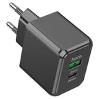 Wall charger “CS14A Ocean” PD20W + QC3.0 EU cable set