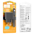 Wall charger “CS14A Ocean” PD20W + QC3.0 EU cable set