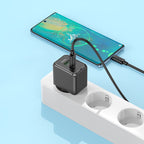 Wall charger “CS14A Ocean” PD20W + QC3.0 EU cable set