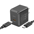 Wall charger “CS15 Ocean” PD30W US cable set