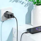 Wall charger “CS21A Rich” QC3.0 EU cable set