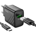 Wall charger “CS21A Rich” QC3.0 EU cable set