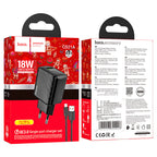 Wall charger “CS21A Rich” QC3.0 EU cable set