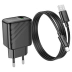 Wall charger “CS21A Rich” QC3.0 EU cable set