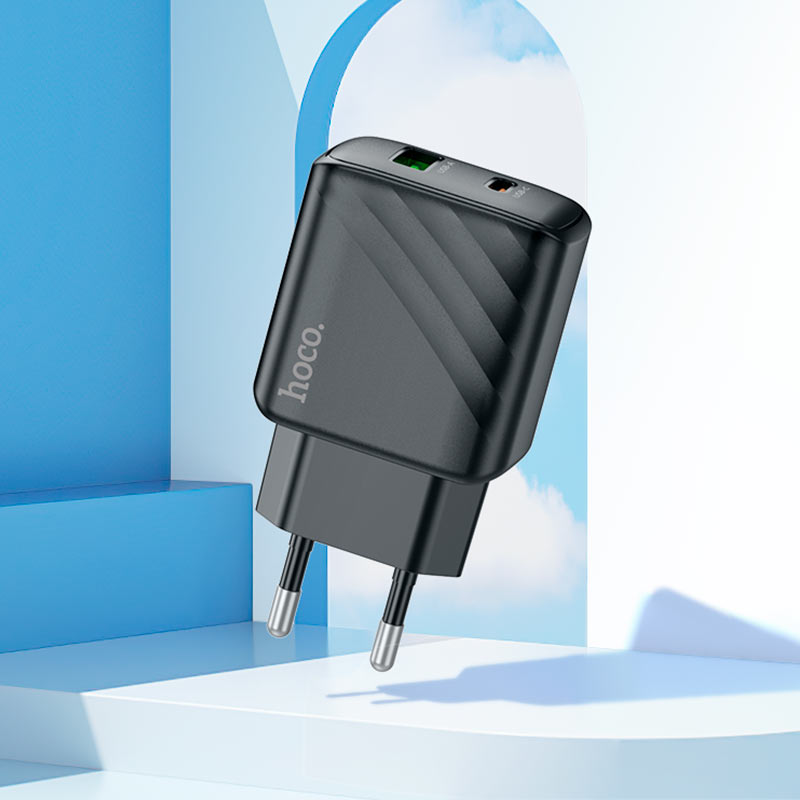 Wall charger “CS23A Sunlight” PD30W + QC3.0 EU cable set