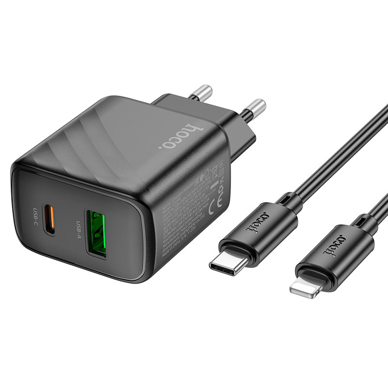 Wall charger “CS23A Sunlight” PD30W + QC3.0 EU cable set