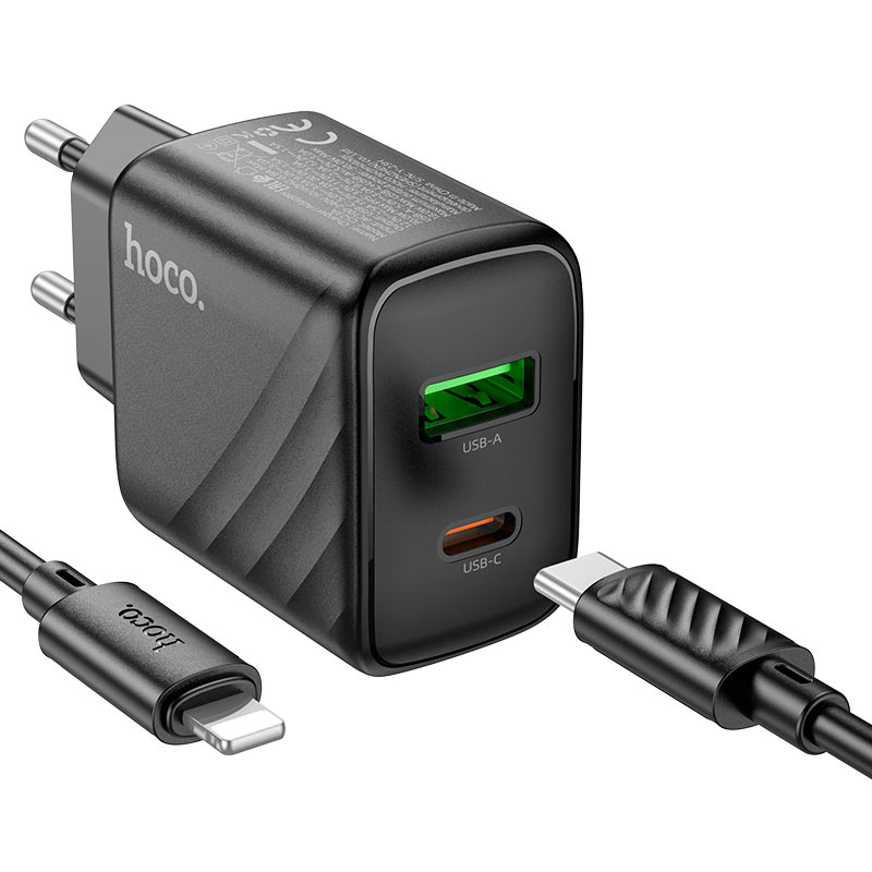 Wall charger “CS23A Sunlight” PD30W + QC3.0 EU cable set