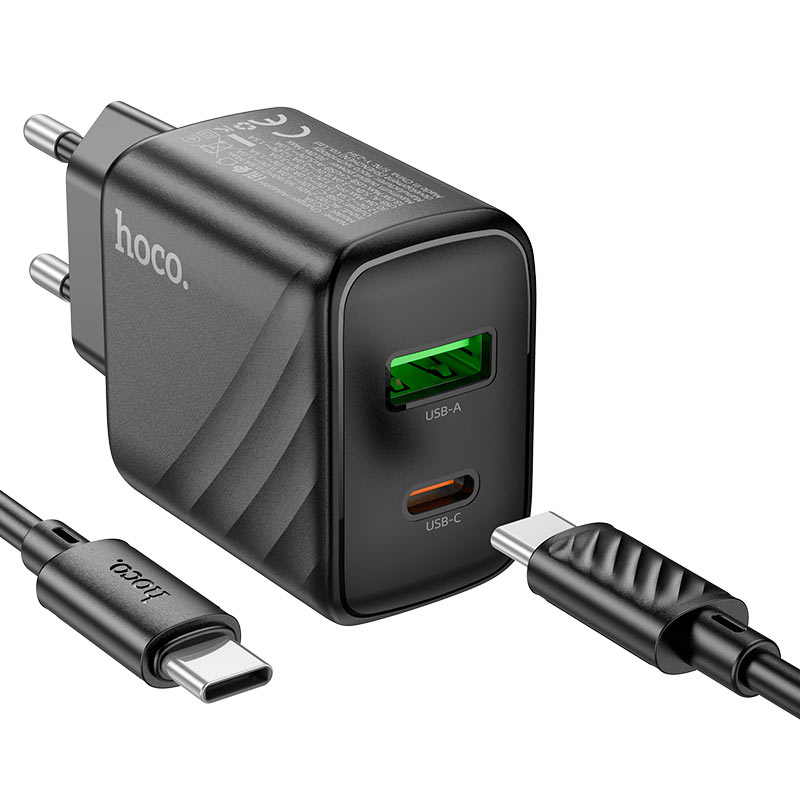 Wall charger “CS23A Sunlight” PD30W + QC3.0 EU cable set