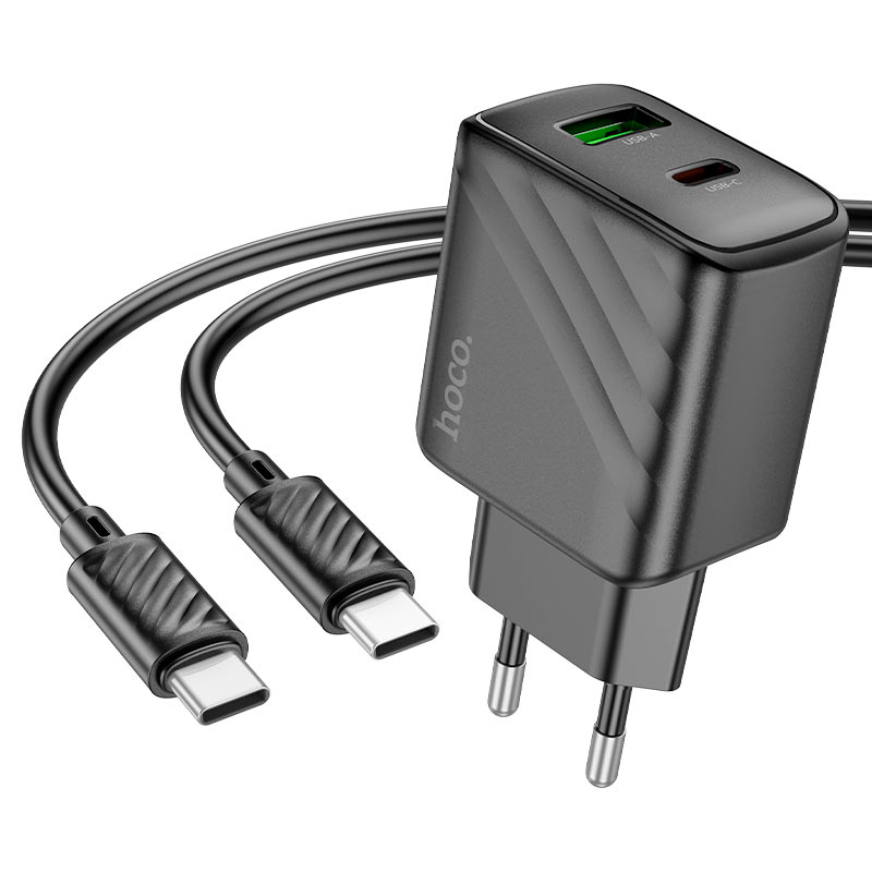 Wall charger “CS23A Sunlight” PD30W + QC3.0 EU cable set