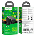 Wall charger “CS32A Rise” PD20W + QC3.0 EU cable set