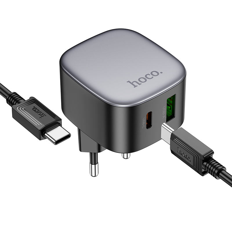 Wall charger “CS32A Rise” PD20W + QC3.0 EU cable set