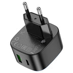 Wall charger “CS32A Rise” PD20W + QC3.0 EU cable set