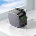 Wall charger “CS32B Rich” PD20W + QC3.0 UK cable set
