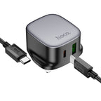 Wall charger “CS32B Rich” PD20W + QC3.0 UK cable set