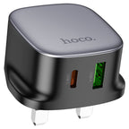 Wall charger “CS32B Rich” PD20W + QC3.0 UK cable set