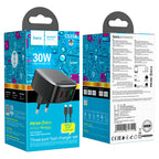 Wall charger “CS33A Amanecer” PD30W + QC3.0 EU cable set