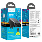 Wall charger “CS33A Amanecer” PD30W + QC3.0 EU cable set
