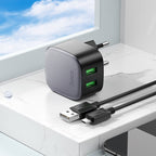 Wall charger “CS34A Rayo” QC3.0 EU cable set