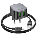 Wall charger “CS34A Rayo” QC3.0 EU cable set