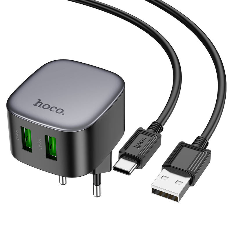 Wall charger “CS34A Rayo” QC3.0 EU cable set
