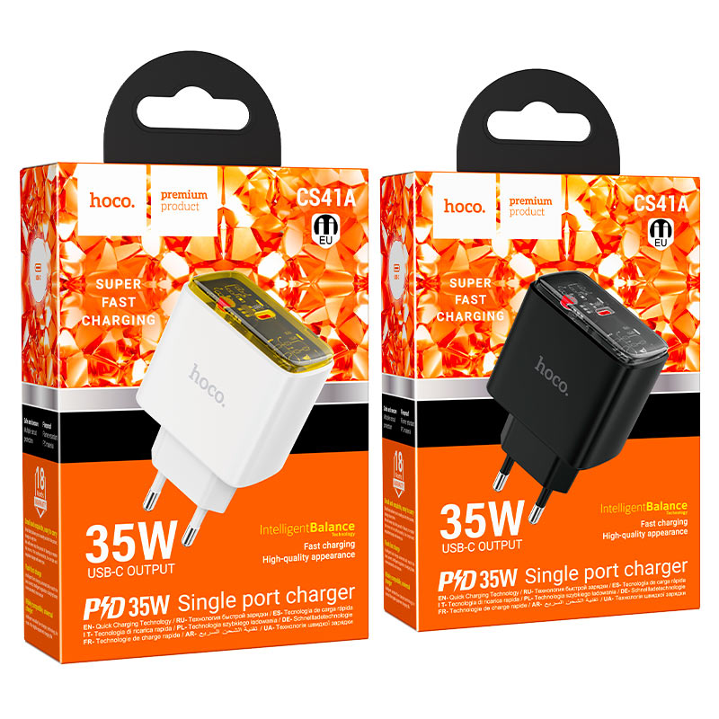 Wall charger “CS41A Smart” PD35W EU cable set