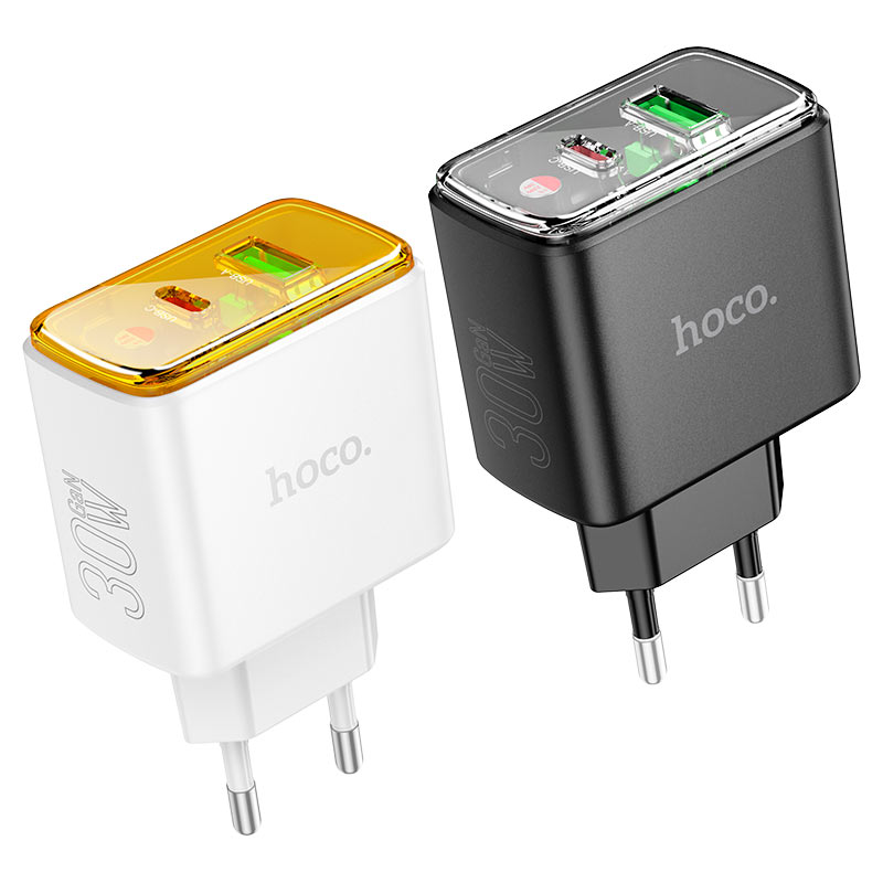Wall charger “CS42A Smart” PD30W + QC3.0 EU cable set