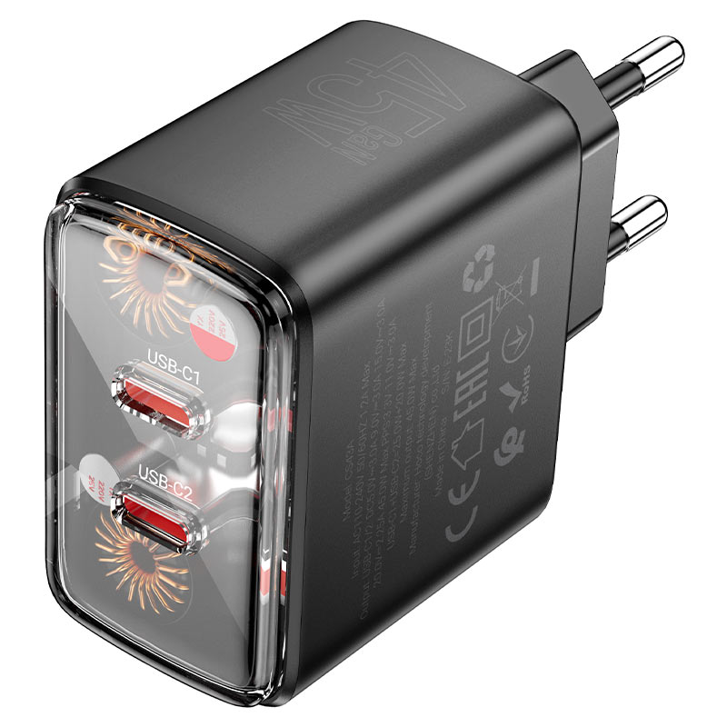 Wall charger “CS43A Smart” PD45W EU cable set