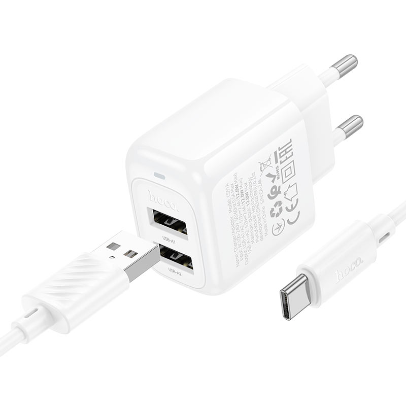 Wall charger “CS51A Surplus” EU cable set